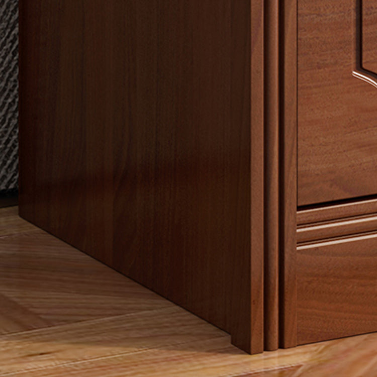 Cofre de acento contemporáneo con 6 cajones cerrados suaves en madera de goma