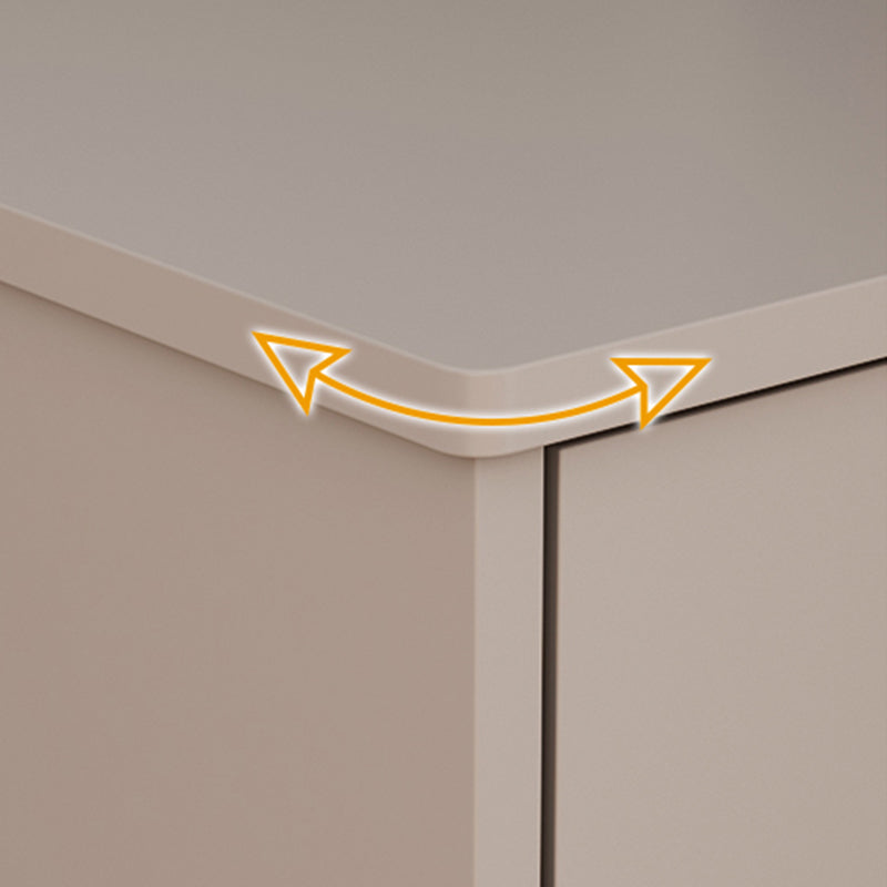 Armoire latérale rectangulaire moderne armoire de rangement en bois avec tiroir