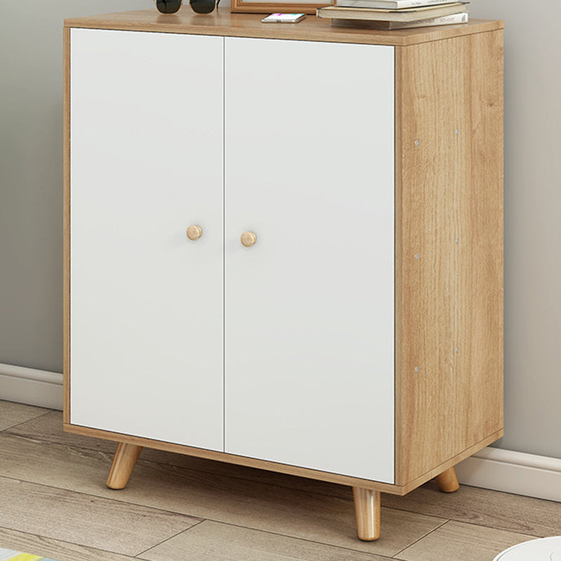 Armoire latérale moderne rectangle armoire de rangement en bois avec tiroir