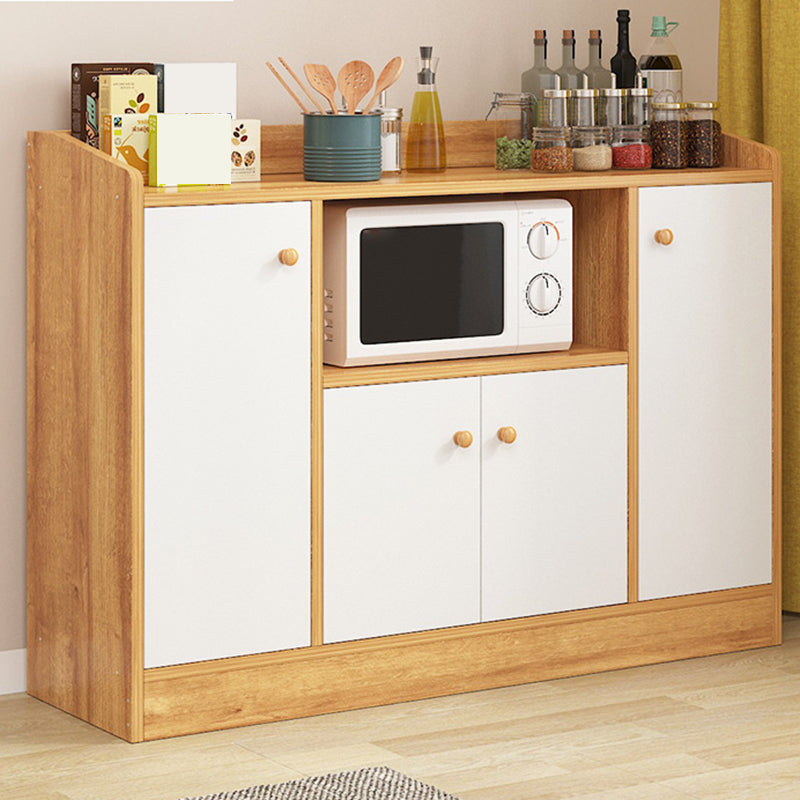 Armoire latérale moderne rectangle armoire de rangement en bois avec tiroir