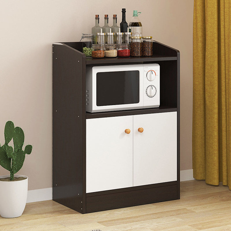 Armoire latérale moderne rectangle armoire de rangement en bois avec tiroir