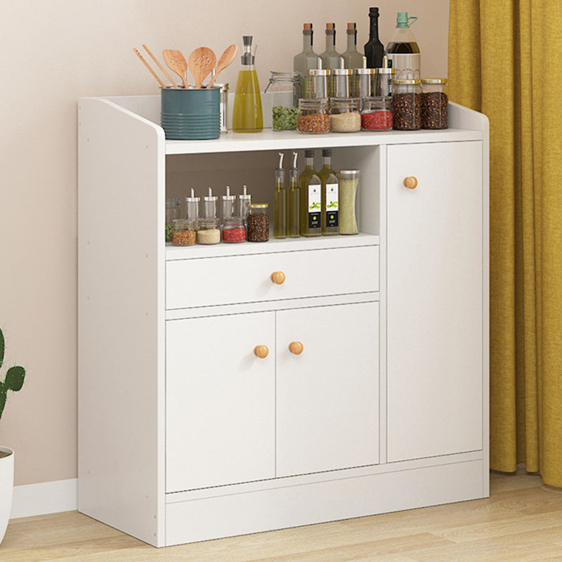 Armoire latérale moderne rectangle armoire de rangement en bois avec tiroir