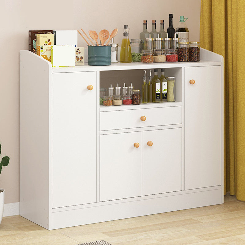 Armoire latérale moderne rectangle armoire de rangement en bois avec tiroir