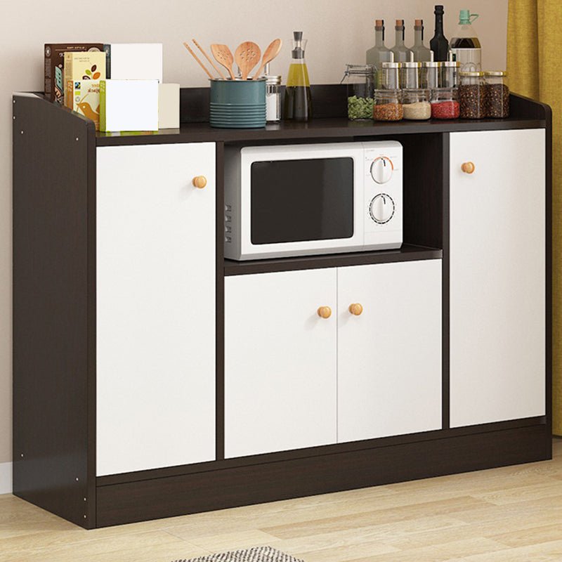 Armoire latérale moderne rectangle armoire de rangement en bois avec tiroir