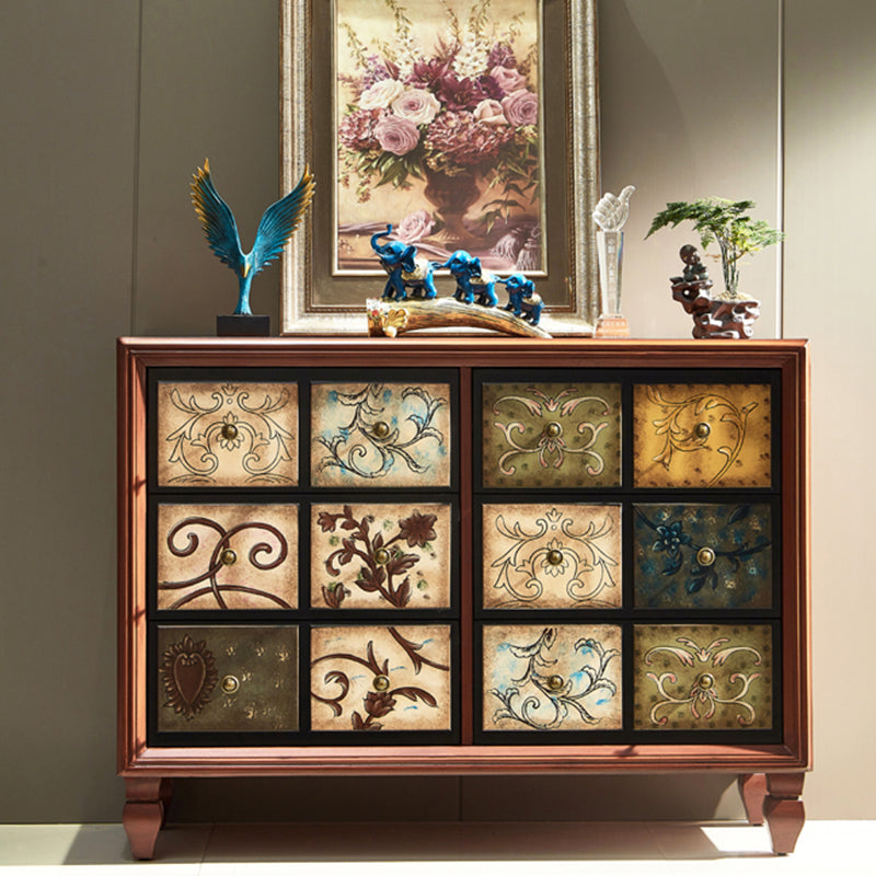 Mid-Century Modern Rectangle Side Cabinet Wood Storage Cabinet Clearhalo 'Cabinets & Chests' 'cabinets_chests' 'furn' 'furn_cabinets_chests' 'Furniture' 'Living Room Furniture' 5912633