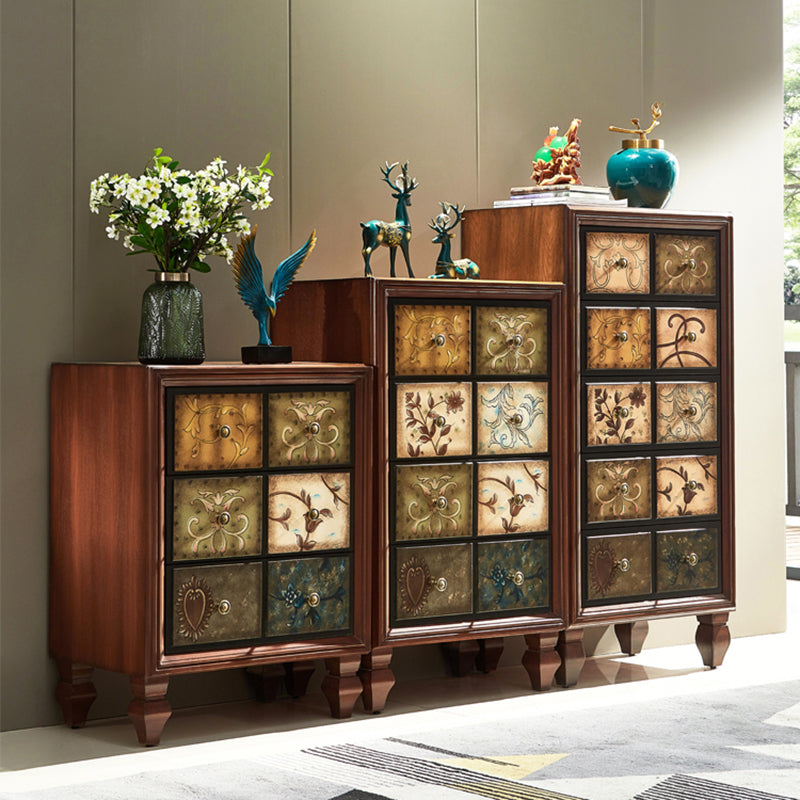 Mid-Century Modern Rectangle Side Cabinet Wood Storage Cabinet Clearhalo 'Cabinets & Chests' 'cabinets_chests' 'furn' 'furn_cabinets_chests' 'Furniture' 'Living Room Furniture' 5912636