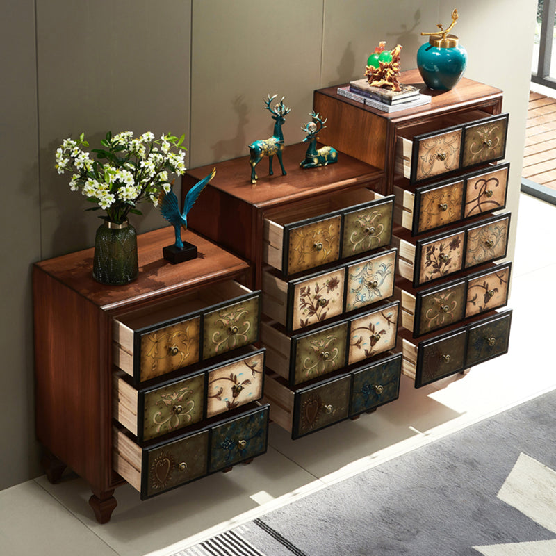Mid-Century Modern Rectangle Side Cabinet Wood Storage Cabinet Clearhalo 'Cabinets & Chests' 'cabinets_chests' 'furn' 'furn_cabinets_chests' 'Furniture' 'Living Room Furniture' 5912638