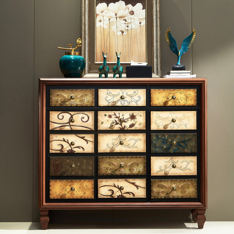 Mid-Century Modern Rectangle Side Cabinet Wood Storage Cabinet Clearhalo 'Cabinets & Chests' 'cabinets_chests' 'furn' 'furn_cabinets_chests' 'Furniture' 'Living Room Furniture' 5912655