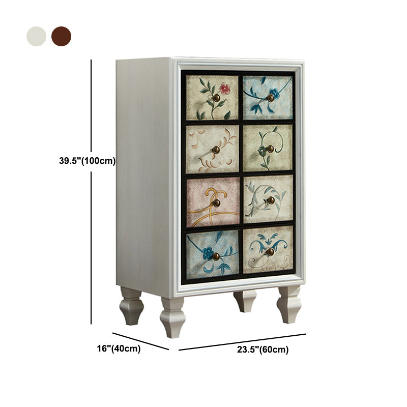 Mid-Century Modern Rectangle Side Cabinet Wood Storage Cabinet Clearhalo 'Cabinets & Chests' 'cabinets_chests' 'furn' 'furn_cabinets_chests' 'Furniture' 'Living Room Furniture' 5912660