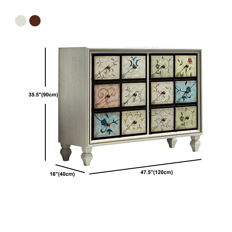 Mid-Century Modern Rectangle Side Cabinet Wood Storage Cabinet Clearhalo 'Cabinets & Chests' 'cabinets_chests' 'furn' 'furn_cabinets_chests' 'Furniture' 'Living Room Furniture' 5912662