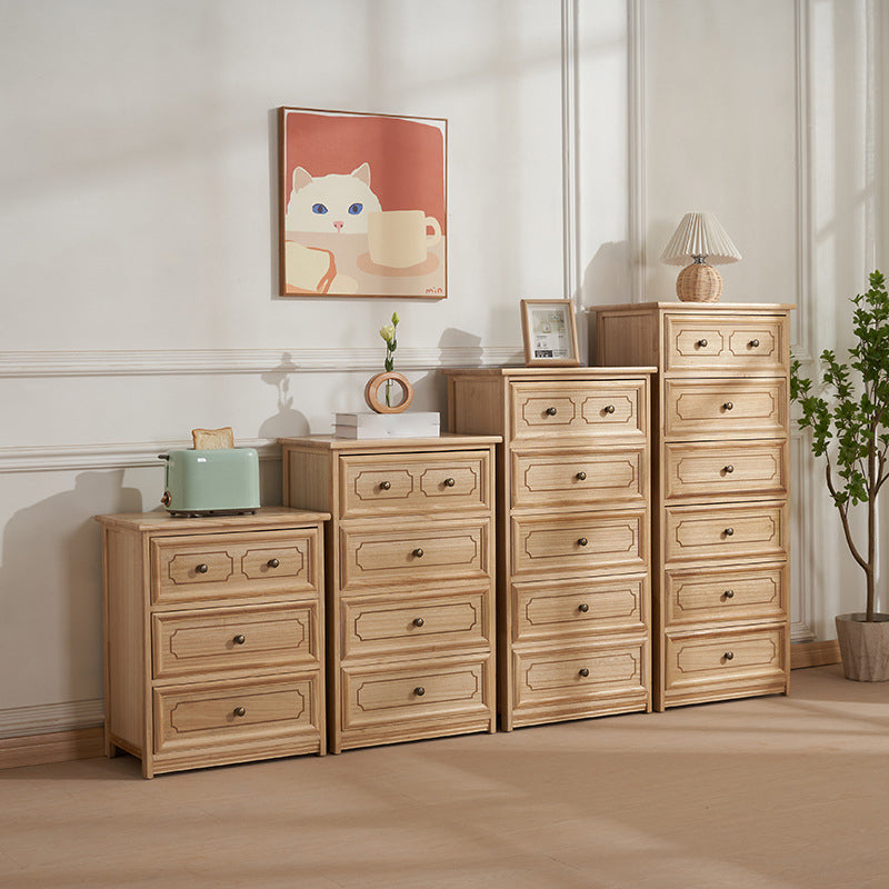 Rectangle Wood Side Cabinet Knobs Storage Cabinet with Drawer Clearhalo 'Cabinets & Chests' 'cabinets_chests' 'furn' 'furn_cabinets_chests' 'Furniture' 'Living Room Furniture' 5912669