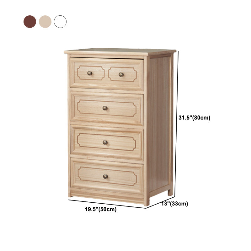 Rectangle Wood Side Cabinet Knobs Storage Cabinet with Drawer Clearhalo 'Cabinets & Chests' 'cabinets_chests' 'furn' 'furn_cabinets_chests' 'Furniture' 'Living Room Furniture' 5912684