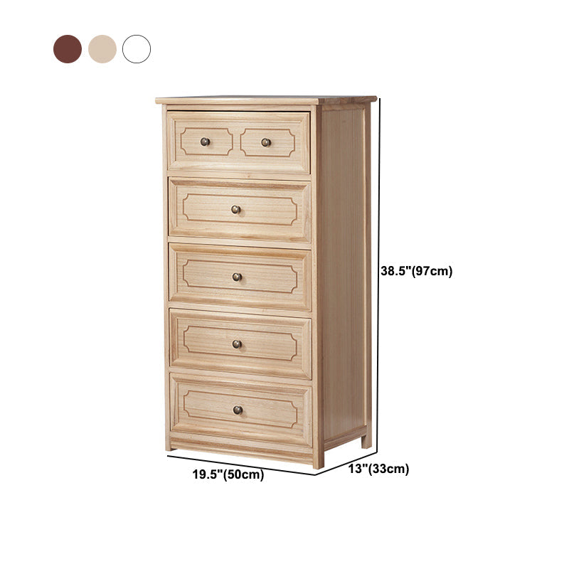 Rectangle Wood Side Cabinet Knobs Storage Cabinet with Drawer Clearhalo 'Cabinets & Chests' 'cabinets_chests' 'furn' 'furn_cabinets_chests' 'Furniture' 'Living Room Furniture' 5912685