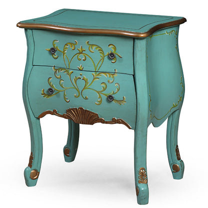 Mobile moderno della metà del secolo Tretwork laterale dipinto a mano