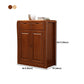 Gabinete de gabinete de acento de madera moderno gabinete estándar con cajón