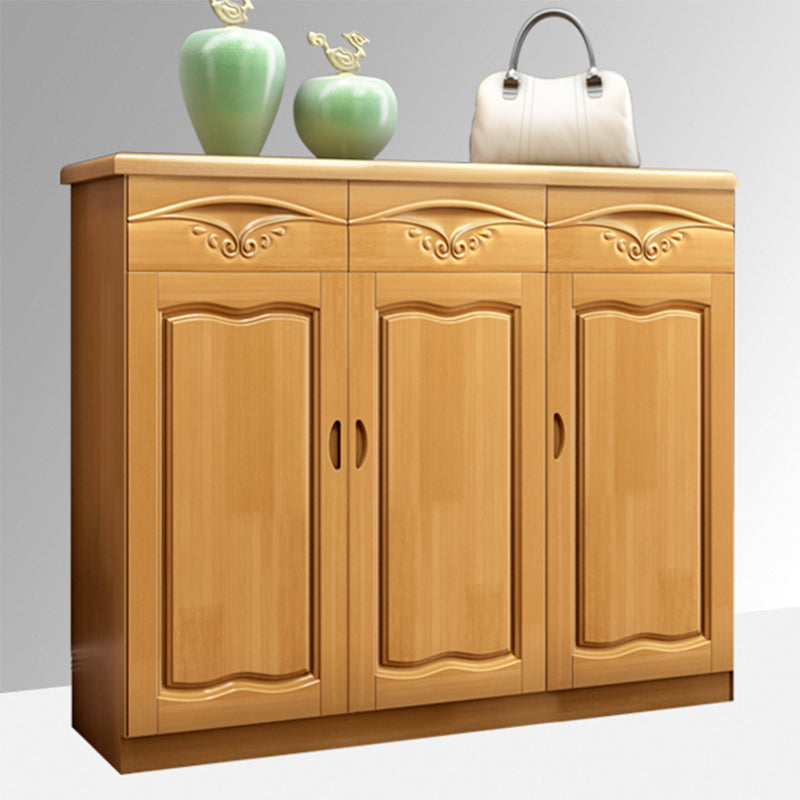 Gabinete rectángulo de gabinete de acento de madera moderno con cajón