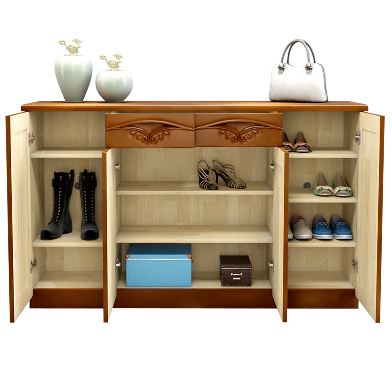 Gabinete rectángulo de gabinete de acento de madera moderno con cajón