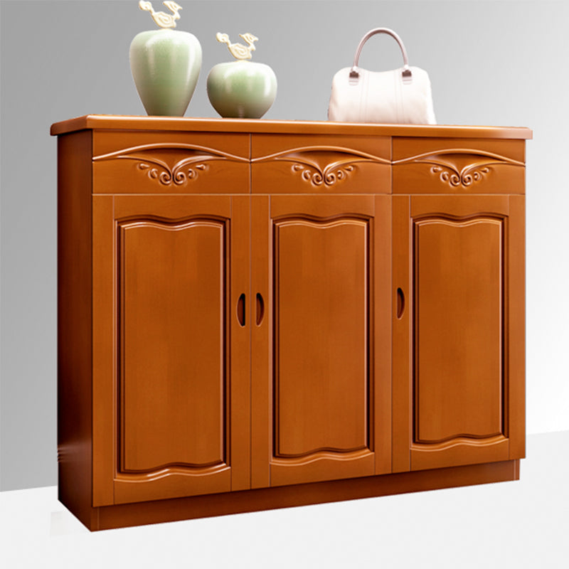 Gabinete rectángulo de gabinete de acento de madera moderno con cajón