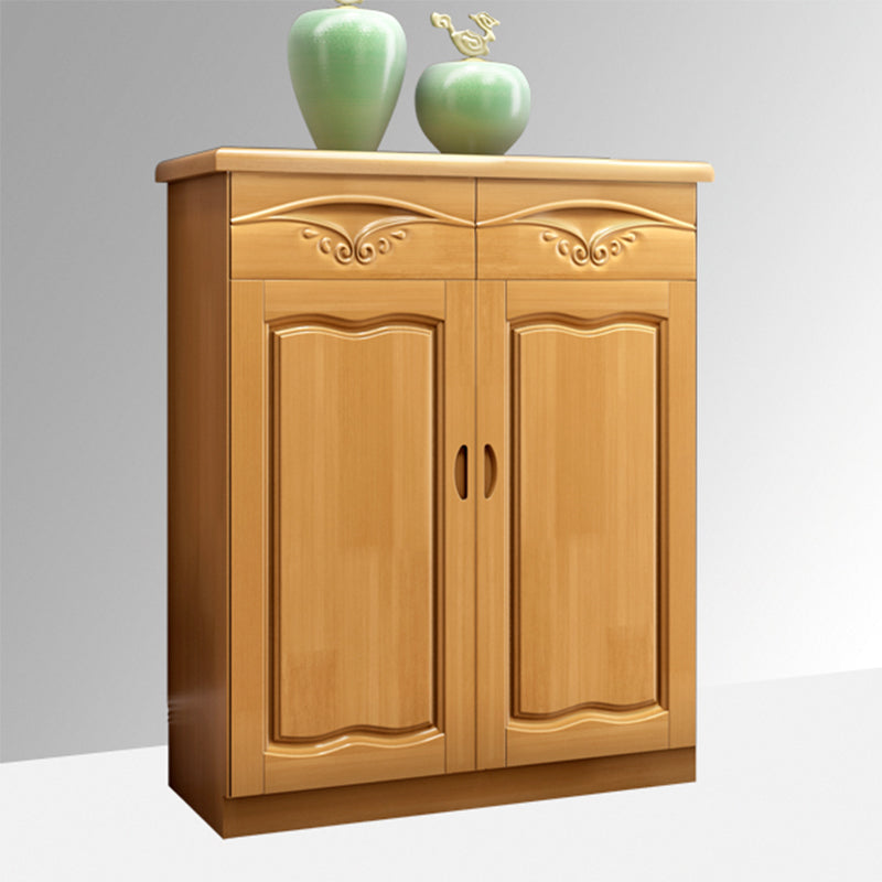 Gabinete rectángulo de gabinete de acento de madera moderno con cajón