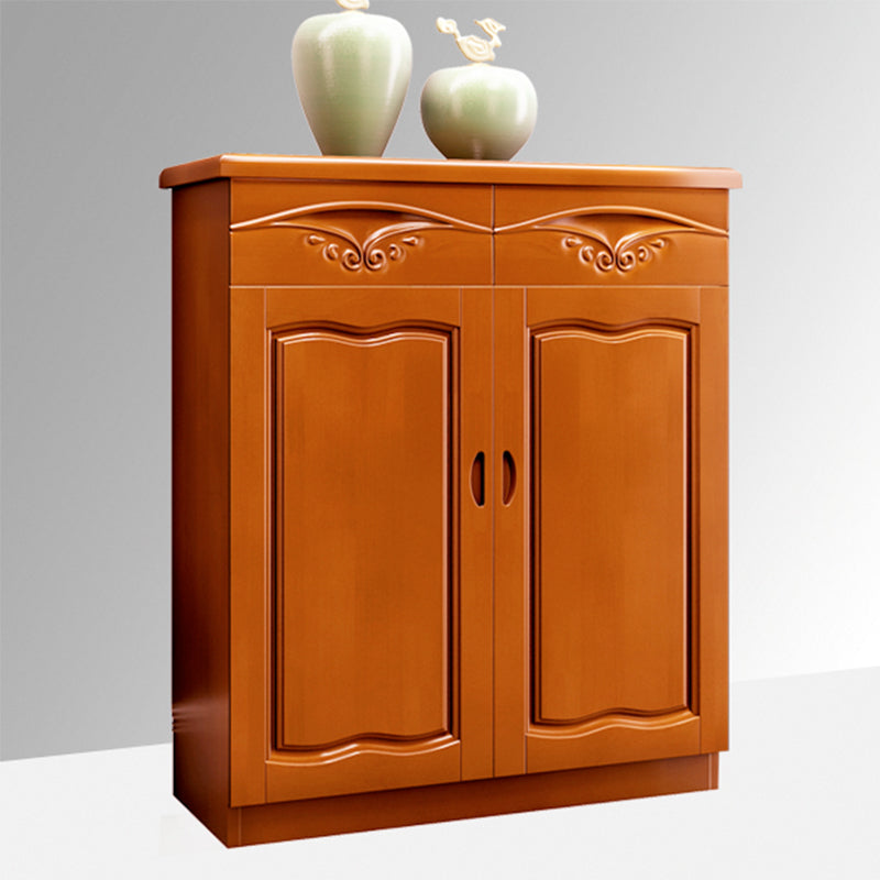 Gabinete rectángulo de gabinete de acento de madera moderno con cajón