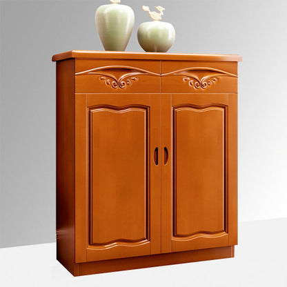 Gabinete rectángulo de gabinete de acento de madera moderno con cajón