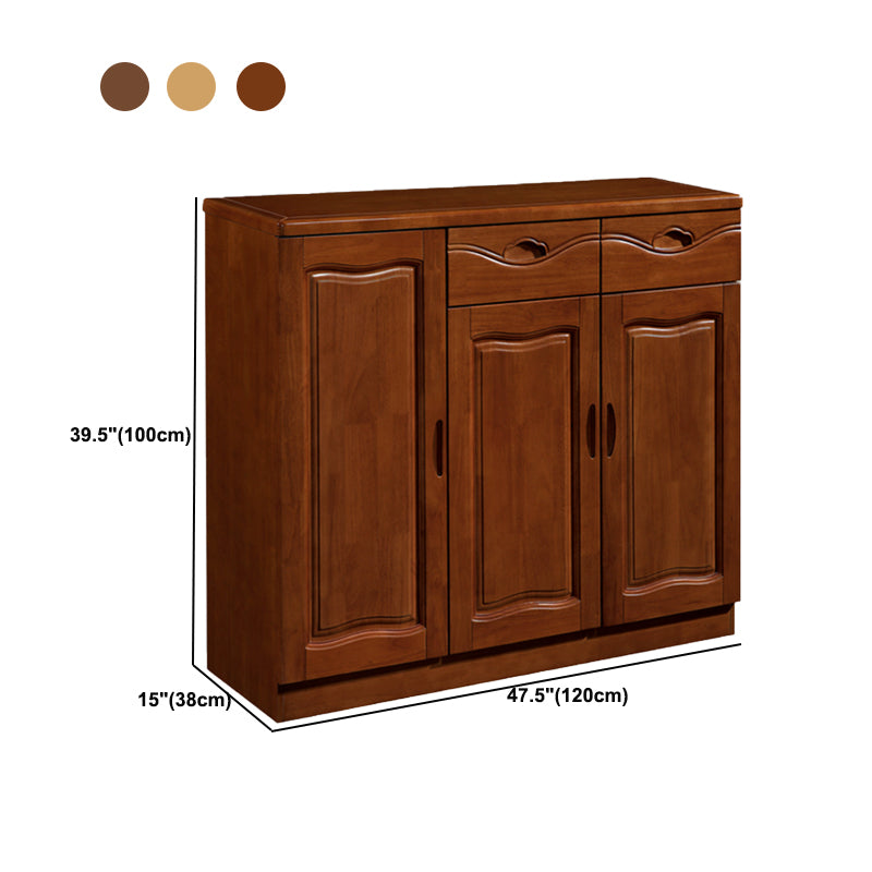 Gabinete rectángulo de gabinete de acento de madera moderno con cajón