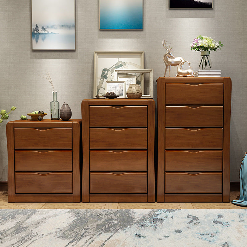 Moderne houten kastgroeven rechthoekige zijkast met lade