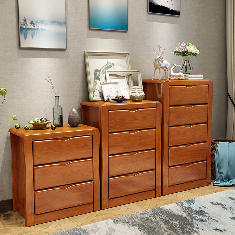 Moderne houten kastgroeven rechthoekige zijkast met lade