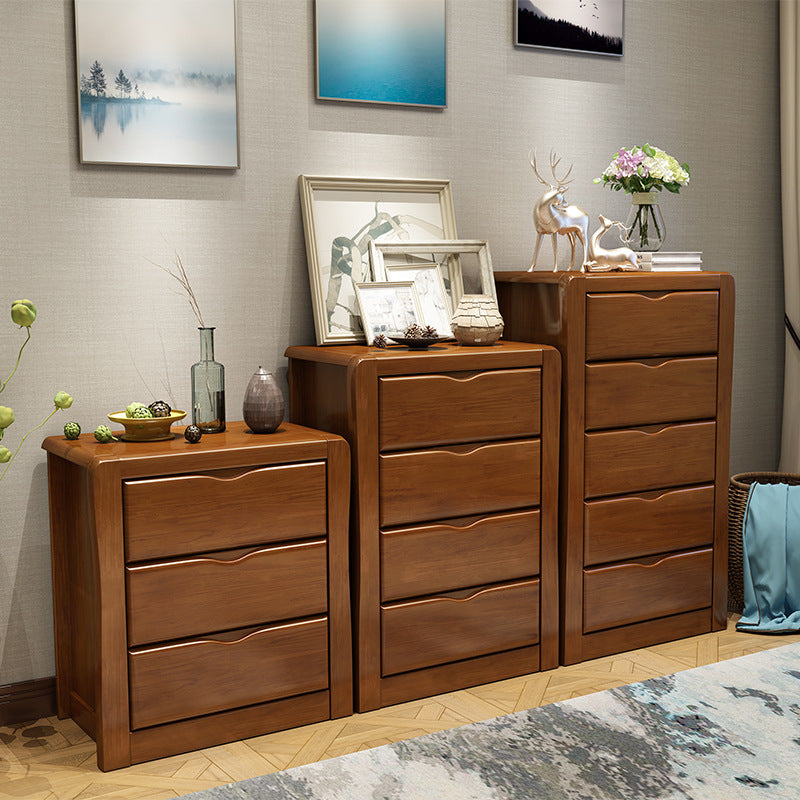 Moderne houten kastgroeven rechthoekige zijkast met lade