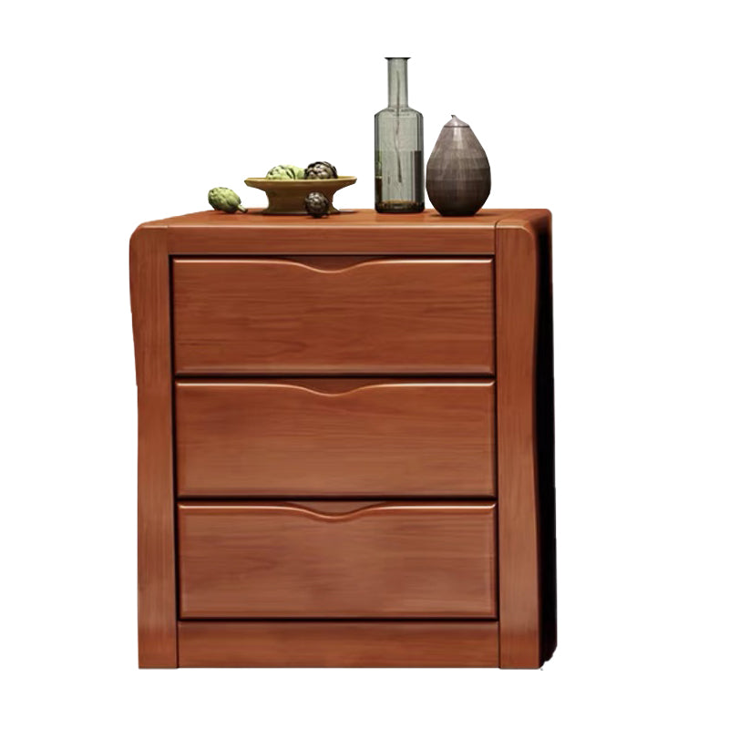 Moderne houten kastgroeven rechthoekige zijkast met lade