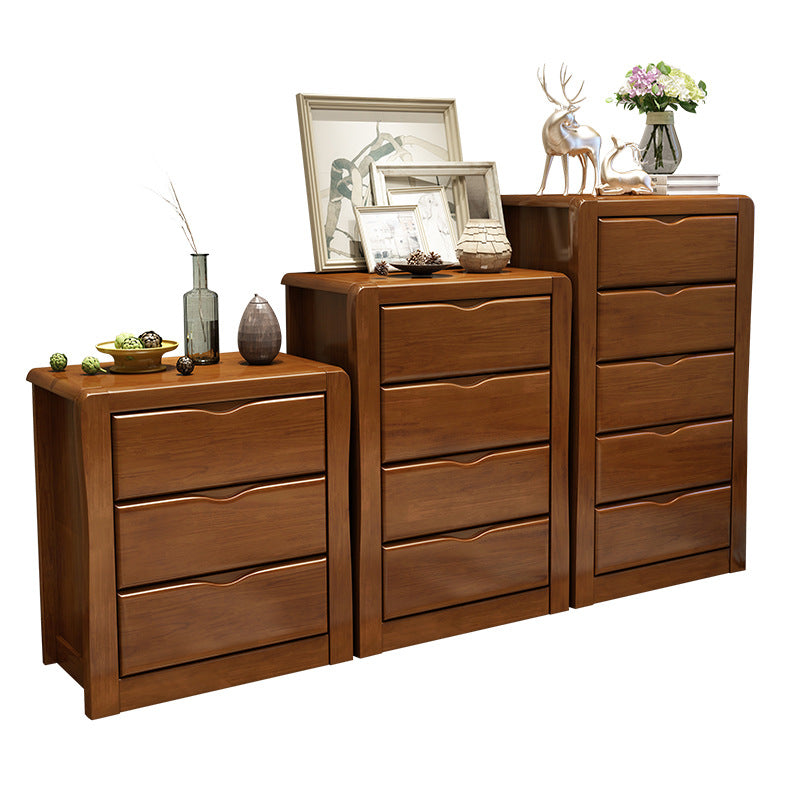 Moderne houten kastgroeven rechthoekige zijkast met lade