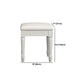 Solid Wood Flip-top Vanity Set Traditional Vanity Desk in White