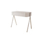 Contemporary Wood Vanity Set with Stool 1 Drawer Dressing Table