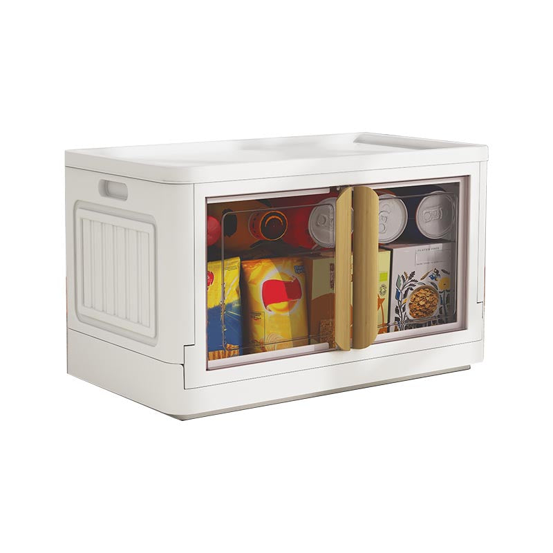 Contemporary Style Non-Hanging Armoire Plastic Bedroom Wardrobe Closet