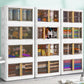 Contemporary Style Non-Hanging Armoire Plastic Bedroom Wardrobe Closet