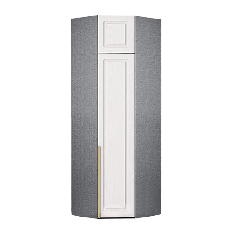 Moderne Kleiderschrank weiße Farbe Holzgarderobe Kleiderschrank mit Schublade