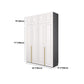 Moderne Kleiderschrank weiße Farbe Holzgarderobe Kleiderschrank mit Schublade