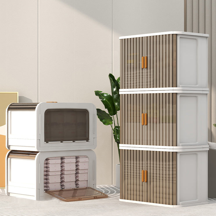 Hedendaagse niet-hangende Armoire Plastic Garderobe Closet met deur