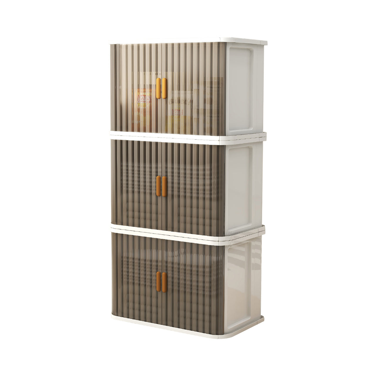 Hedendaagse niet-hangende Armoire Plastic Garderobe Closet met deur