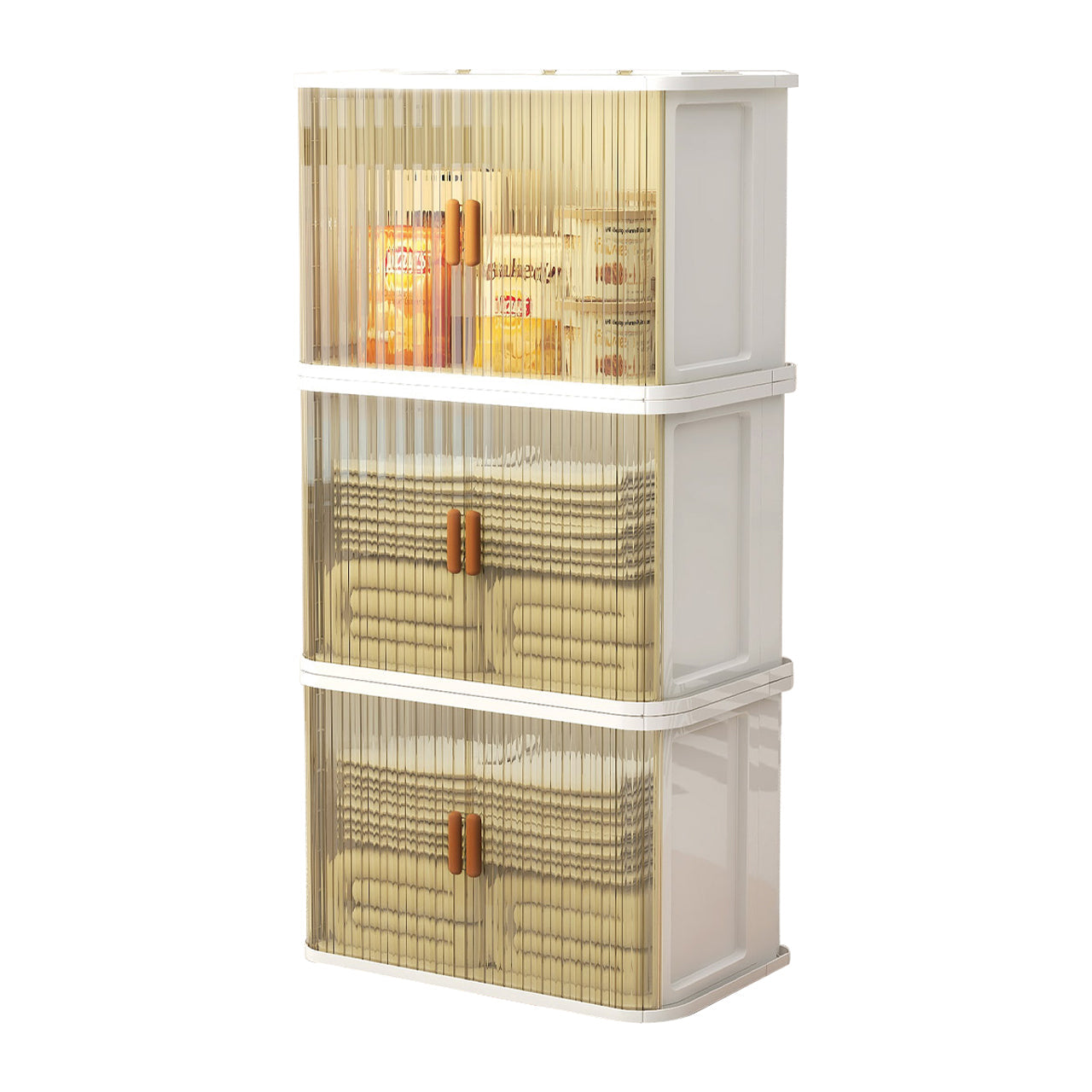 Hedendaagse niet-hangende Armoire Plastic Garderobe Closet met deur