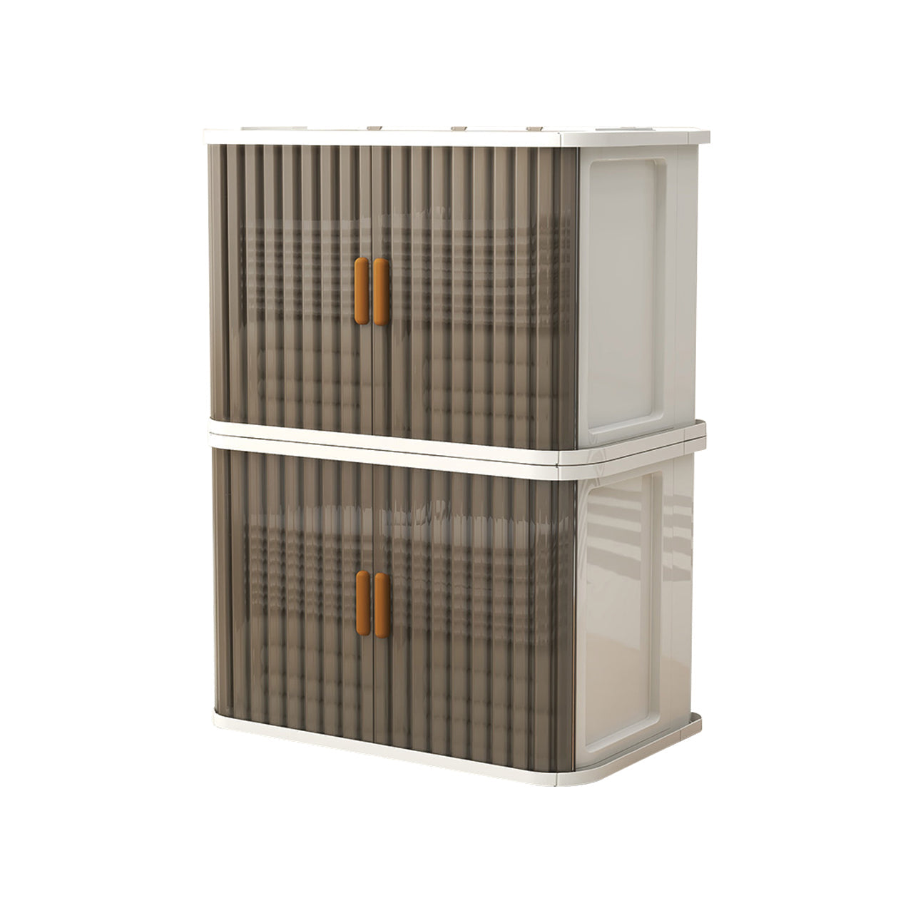 Hedendaagse niet-hangende Armoire Plastic Garderobe Closet met deur