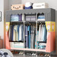 Contemporary Wardrobe Armoire Metal Wardrobe Closet for Bedroom Clearhalo 'Armoires & Wardrobes' 'armoires_wardrobes' 'Bedroom Furniture' 'furn' 'furn_armoires_wardrobes' 'Furniture' 5913254