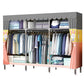 Contemporary Wardrobe Armoire Metal Wardrobe Closet for Bedroom 77"L x 18"W x 67"H Orange Yellow Clearhalo 'Armoires & Wardrobes' 'armoires_wardrobes' 'Bedroom Furniture' 'furn' 'furn_armoires_wardrobes' 'Furniture' 5913263