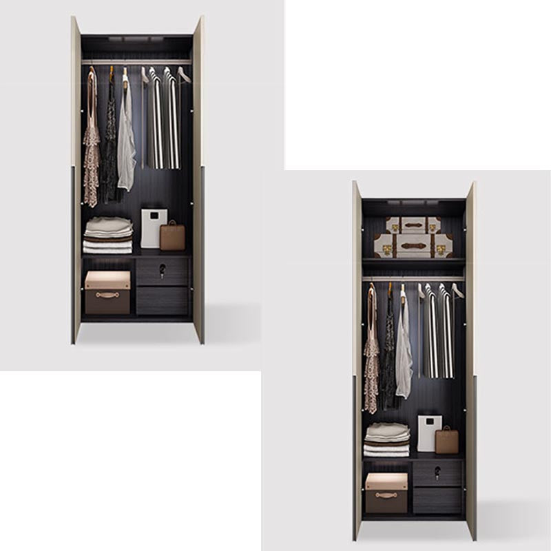 Armario blanco de madera fabricada gabinete de almacenamiento moderno para dormitorio