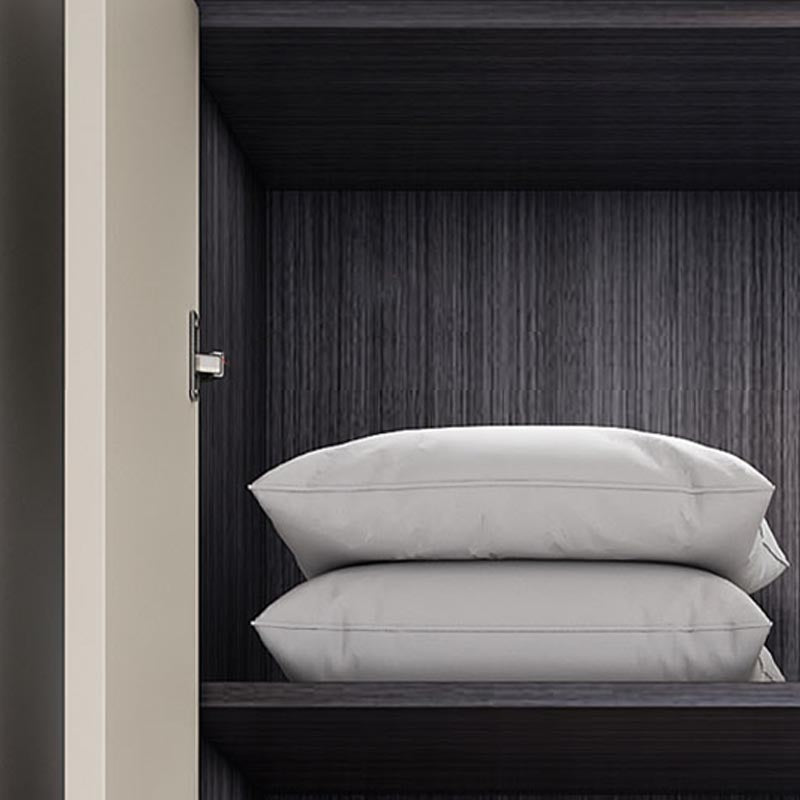 Armario blanco de madera fabricada gabinete de almacenamiento moderno para dormitorio