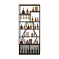 Gold and Black Floor Wine Glass Stemware Rack Holder Metal Wine Holder Rack Gloss Black Clearhalo 'furn' 'furn_wine_racks' 'Furniture' 'Kitchen & Dining Furniture' 'Wine Racks' 'wine_racks' 5913300