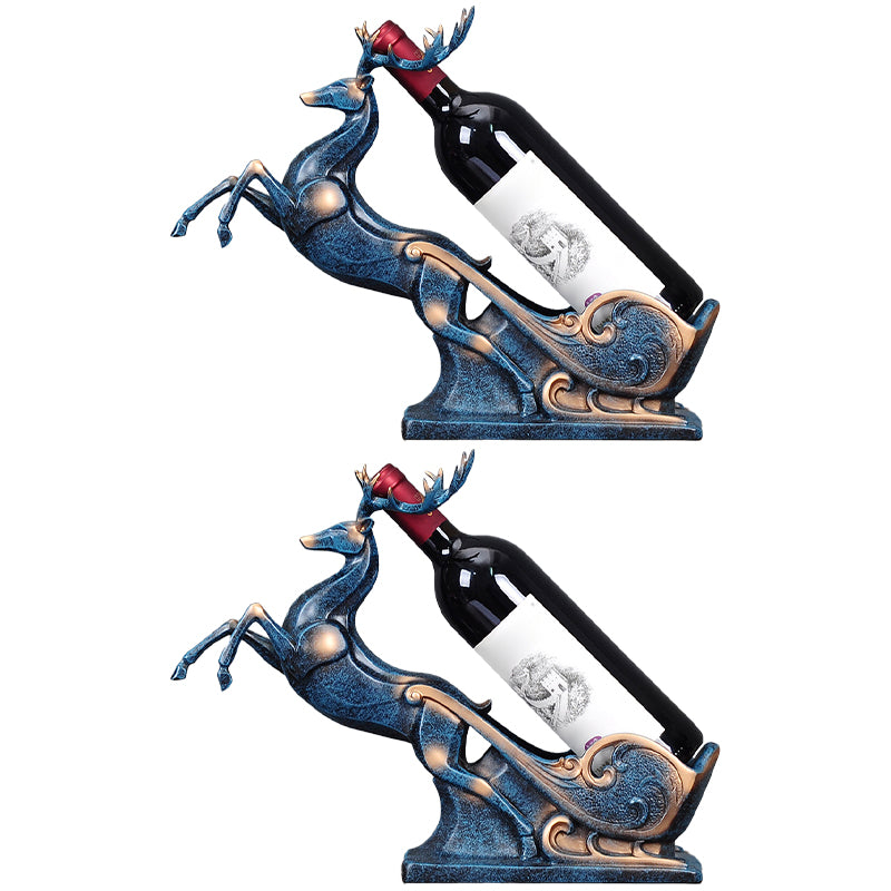 グラムテーブルトップワインボトルホルダー樹脂ワインラックボトル用リビングルーム