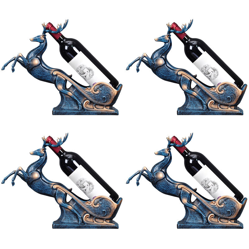 グラムテーブルトップワインボトルホルダー樹脂ワインラックボトル用リビングルーム