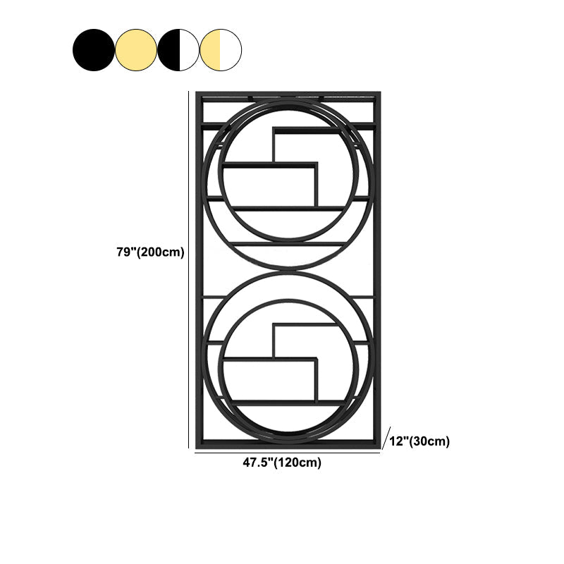 豪華なワインボトルラックメタルブラックとゴールドワインラックボトルの床