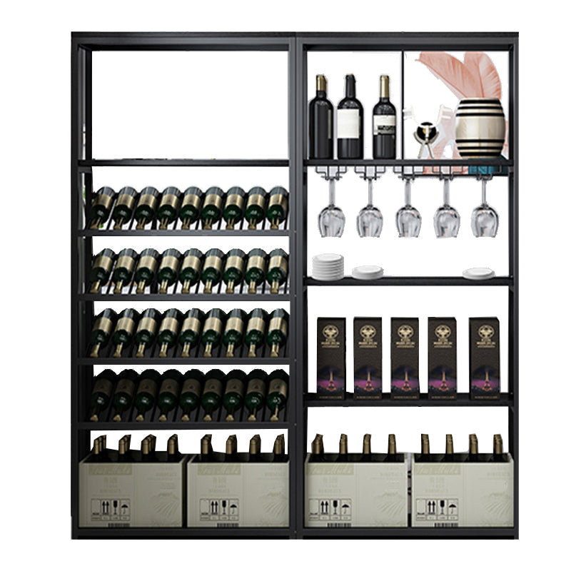 Hedendaagse metalen wijnrek flesfleshouder voor woonkamer